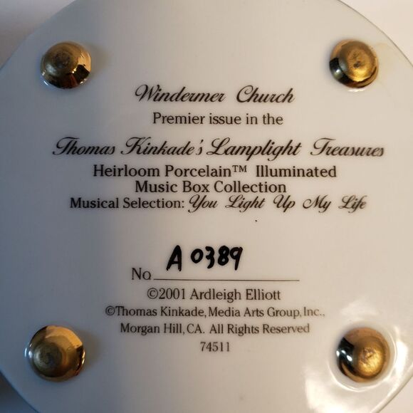 Thomas Kinkade Music Boxes (4) - Picture 9 of 11